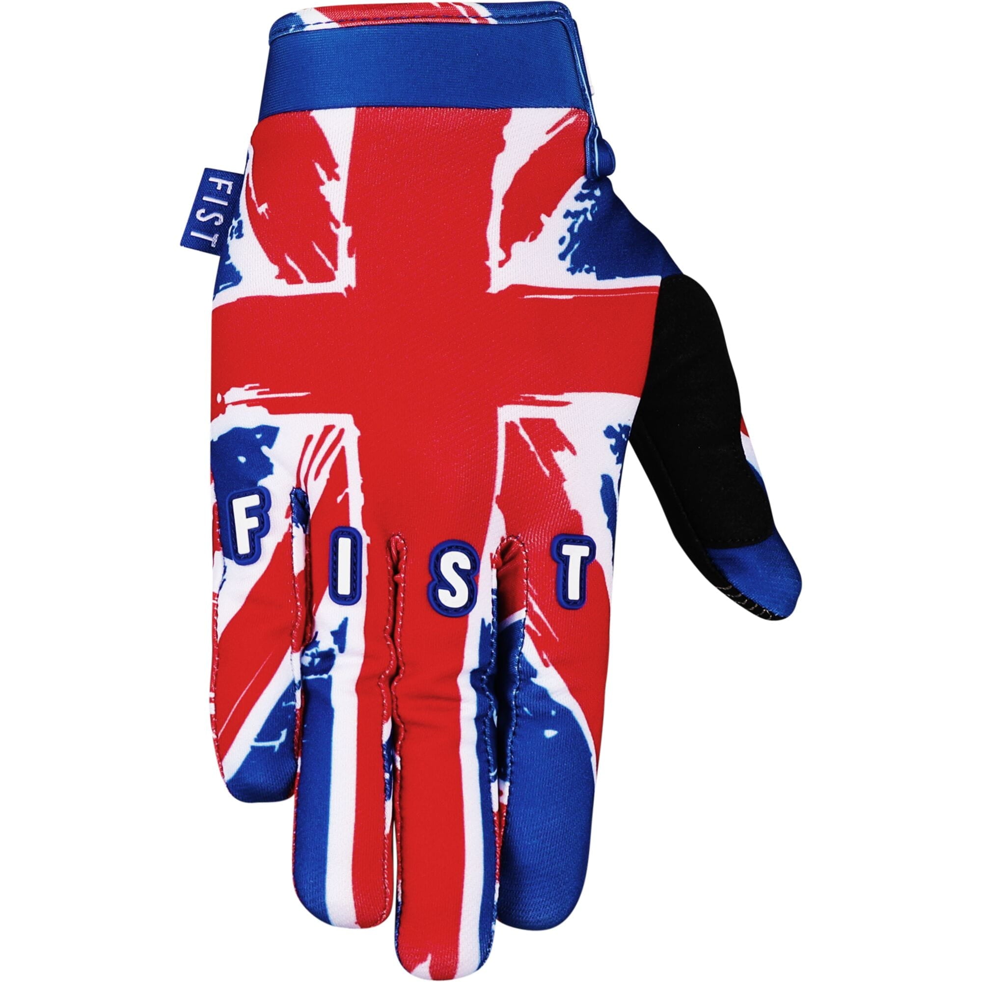 Fist Handwear Stocker BMX and MTB gloves for adults, showing black and green protective riding gloves with grip palms.