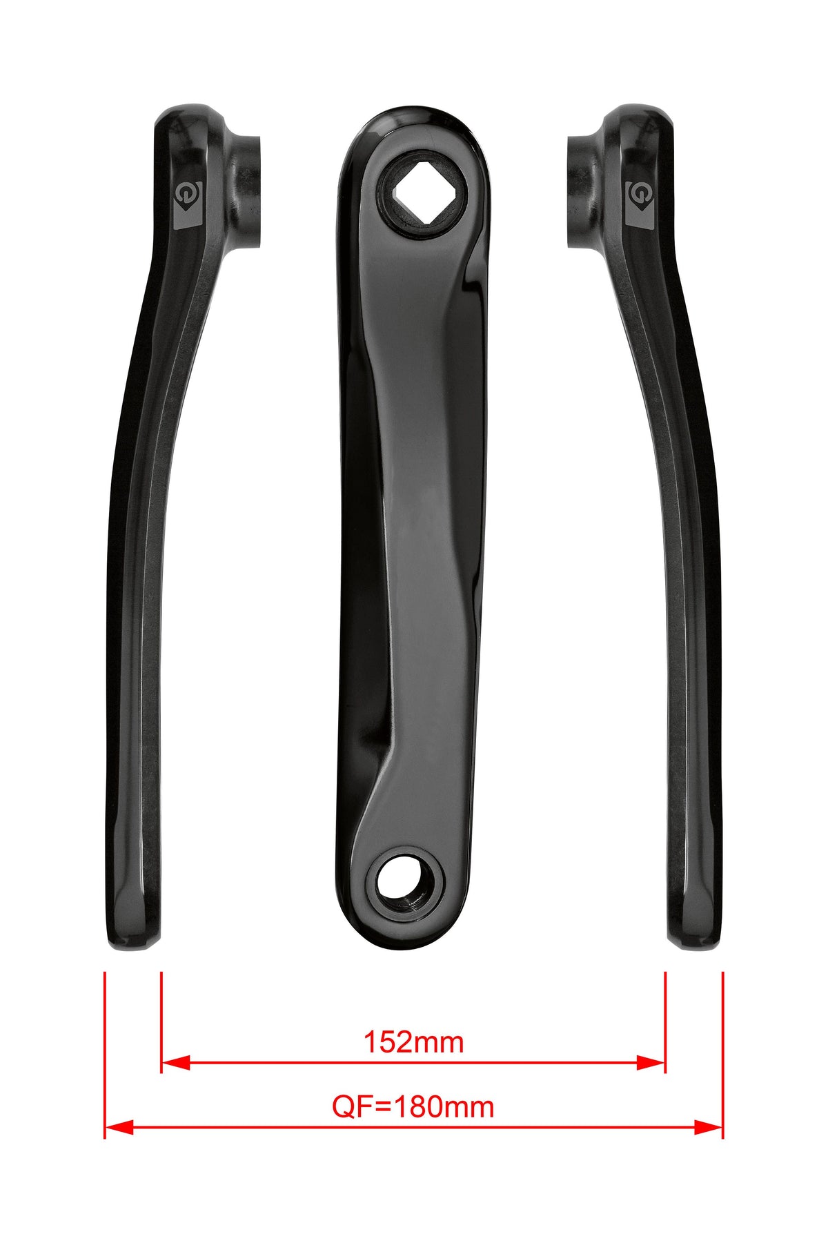 FSA Ebike Chainset CK-746-2 JIS 22.5mm Black