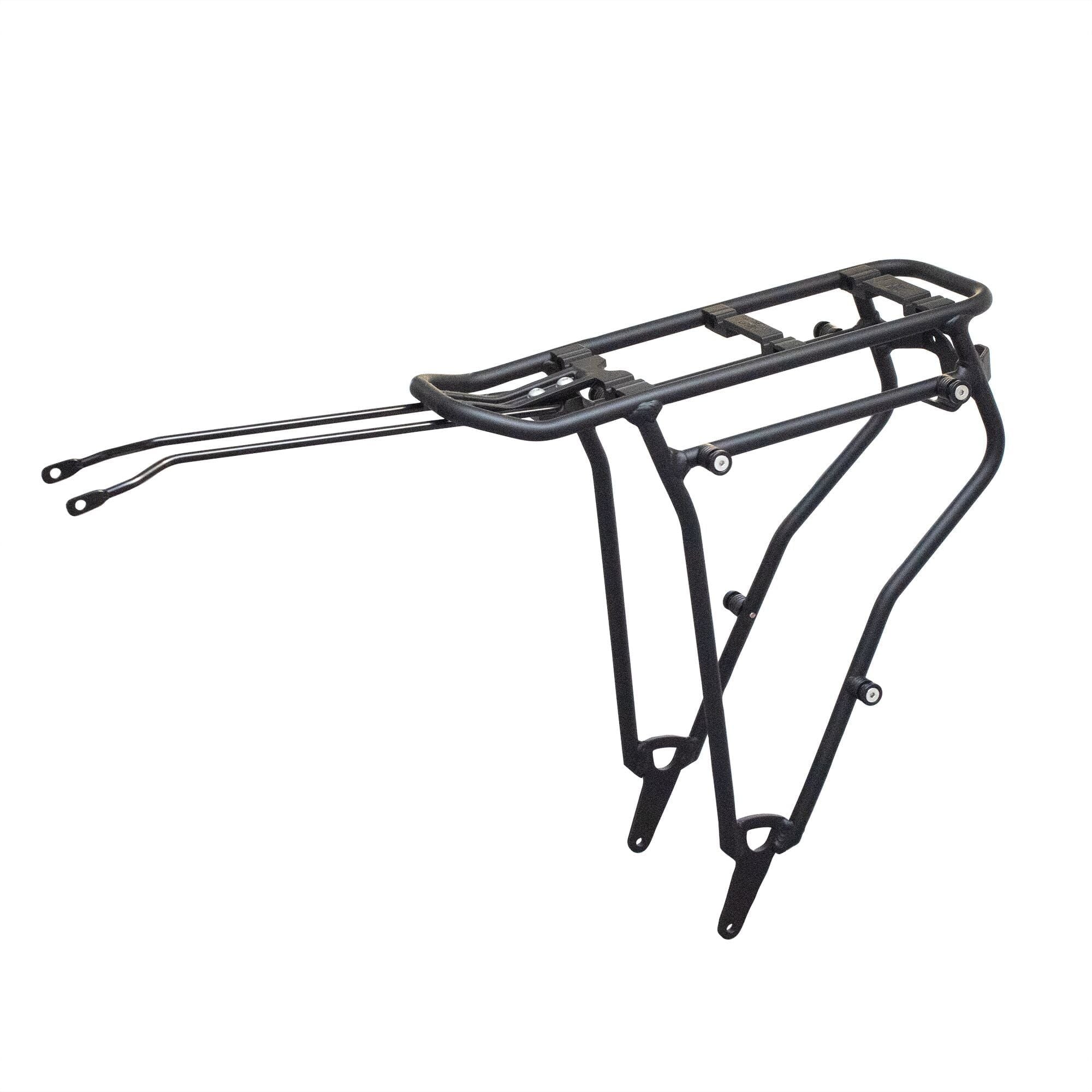 M Part MIK Studs Rear Pannier Rack Alloy Black with MIK System & Light Mounts | Swinnerton Cycles