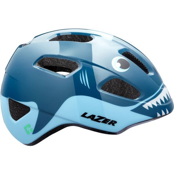 Lazer PNut 2.0 KinetiCore toddler bike helmet with turnfit adjustment and LED compatibility, shown on a child.