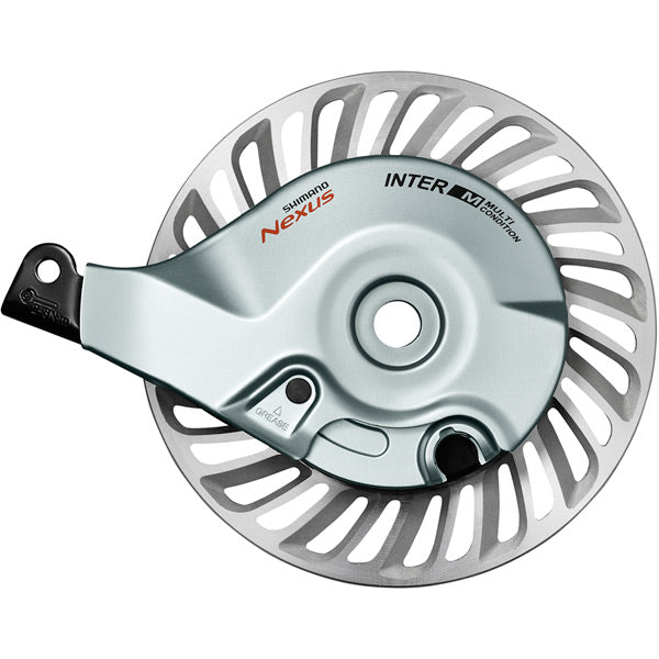 Shimano Nexus BR-C6001-R-DX rear roller brake with M10 washer, hub-mounted bicycle component for smooth braking.