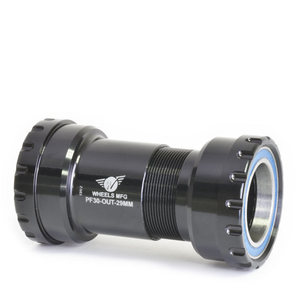Wheels Manufacturing Pf30 Outboard Abec-3 Bb For 29Mm Sram Dub Cranks Black Bottom Bracket