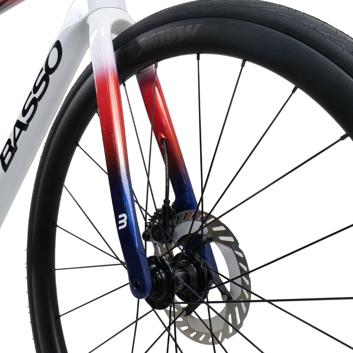 Basso Astra 105 Di2 all-road bike with Chroma White finish, featuring lightweight frame and aerodynamic design.