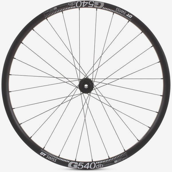 M Part Wheels Gravel Front Wheel Dt 370 Cl Hub Ta 100X12Mm G 540 Rim Tlr Black 650B Wheel