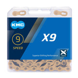 Kmc X9 Ti-N Gold Chain 114L Chain
