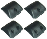Trek Head Tube Square Plug Kit with four black frame protection plugs for bike head tubes and components.