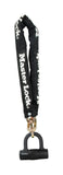Master Lock Cable Locks - Chain with Mini U-Lock 10mm x 90cm [8234] Black