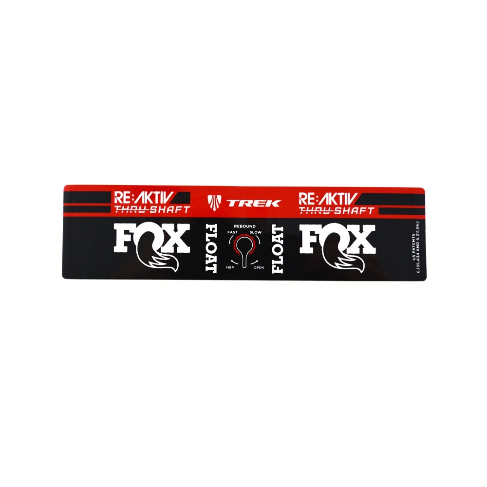 Fox Thru-Shaft Decal 2018