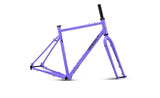 Genesis Croix de Fer 725 gravel frameset with dropper post compatibility, shown in a sleek, lightweight bike component image.