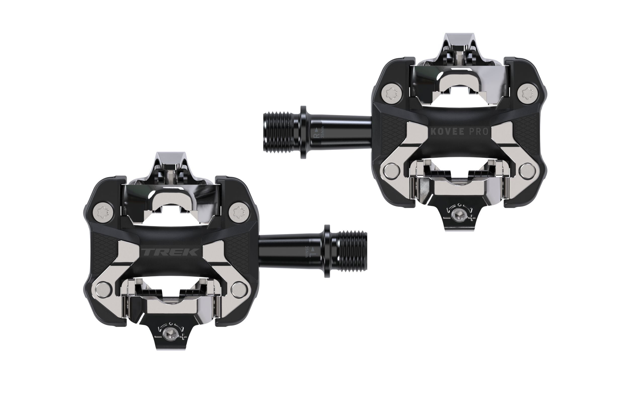 Trek Kovee Pro Clipless Pedal Set Black 9/16"(15 mm)