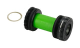 FSA T47 76.75mm road bottom bracket for T47 frames and 24mm Shimano cranks, shown installed in a bicycle frame.