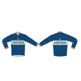 Light Blue Sport Classic Long Sleeve Merino Wool Jersey