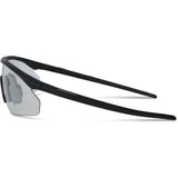 Madison Eyewear Shields matte black sunglasses with clear low-light lenses, stylish and protective eyewear for everyday wear.