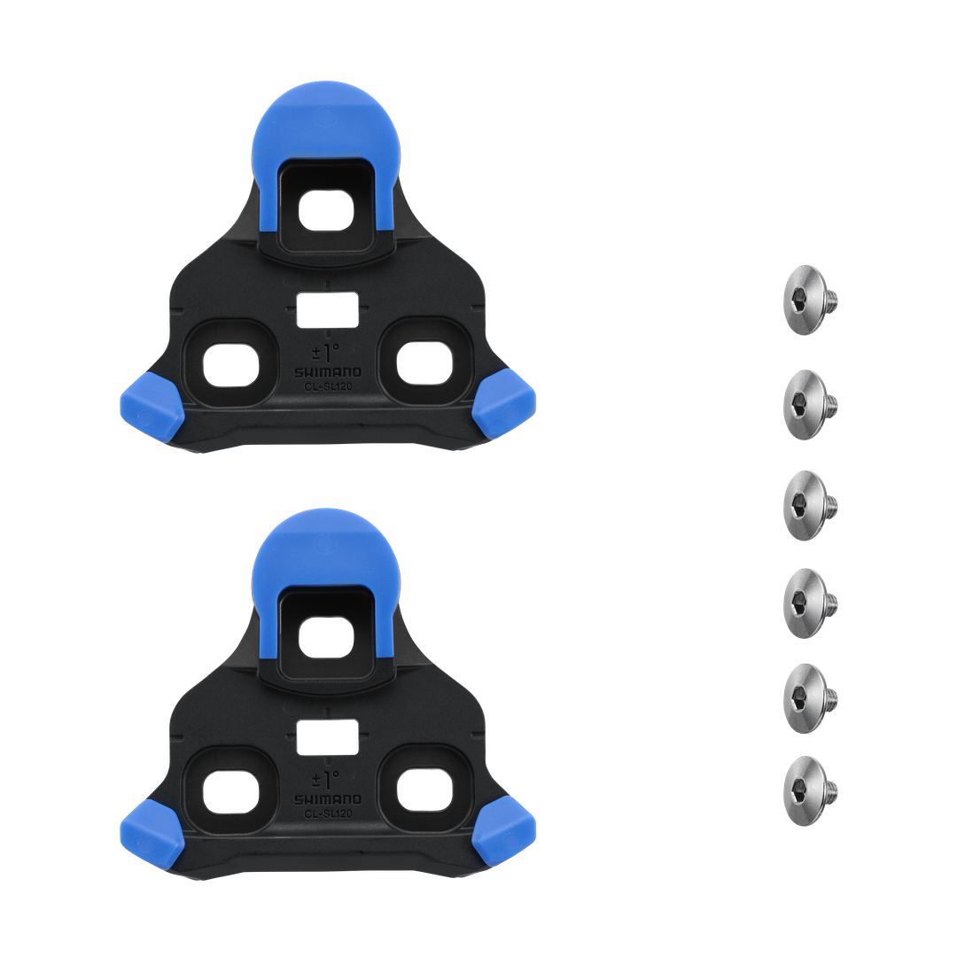 Shimano CL-SL120 SPD-SLR Cleats with 2-Degree Floating Front Pivot for Road Cycling