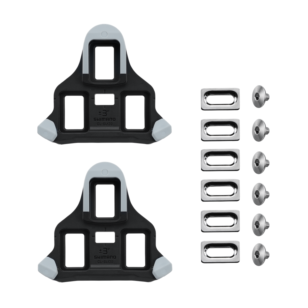 Shimano CL-SL130 SPD-SLR Cleats Floating Type with Wide Mounting Range for Road Shoes
