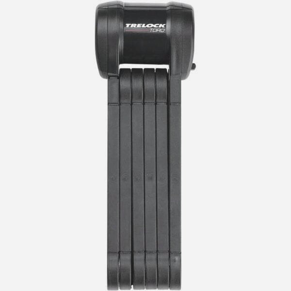 Trelock D-Locks - Folding Lock FS580 90cm TORO Black with AirTag compartment Sold Secure Gold
