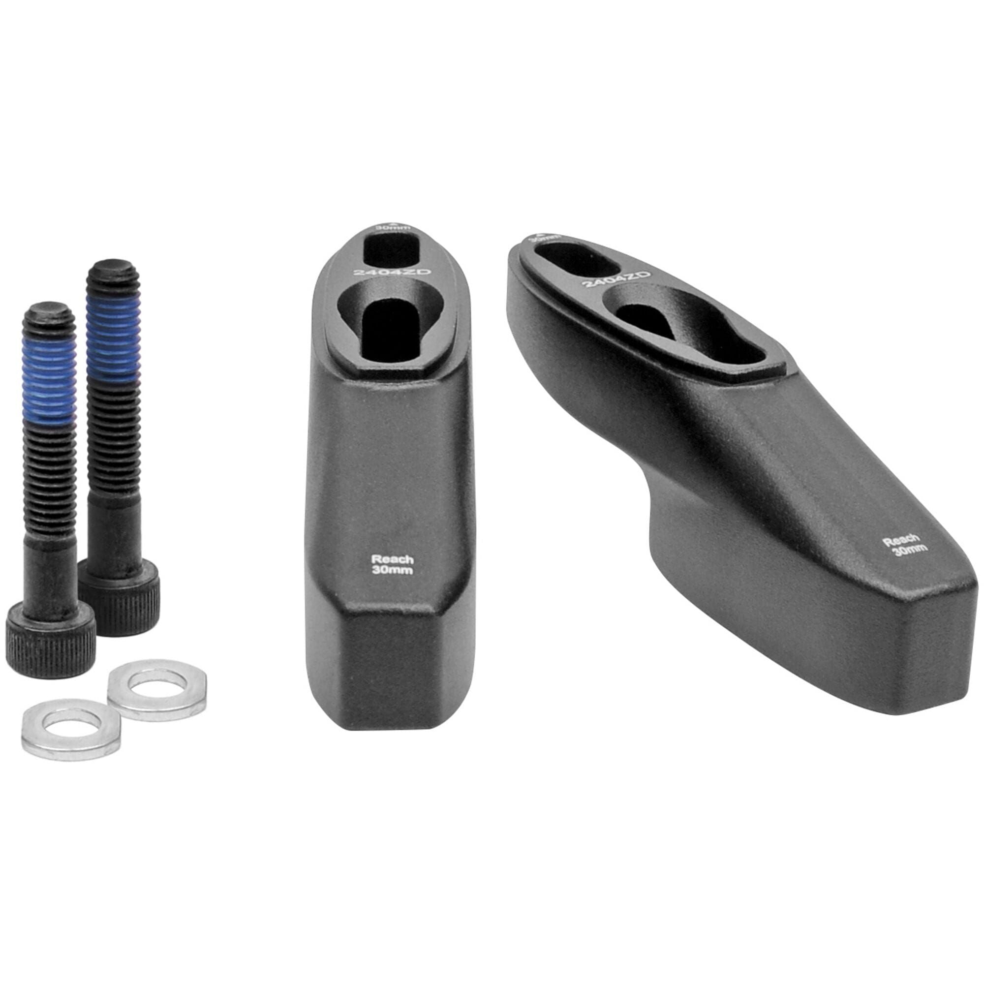 Profile Design A3 Reach Extender Kit components for aero positioning and handlebar compatibility in cycling setups.