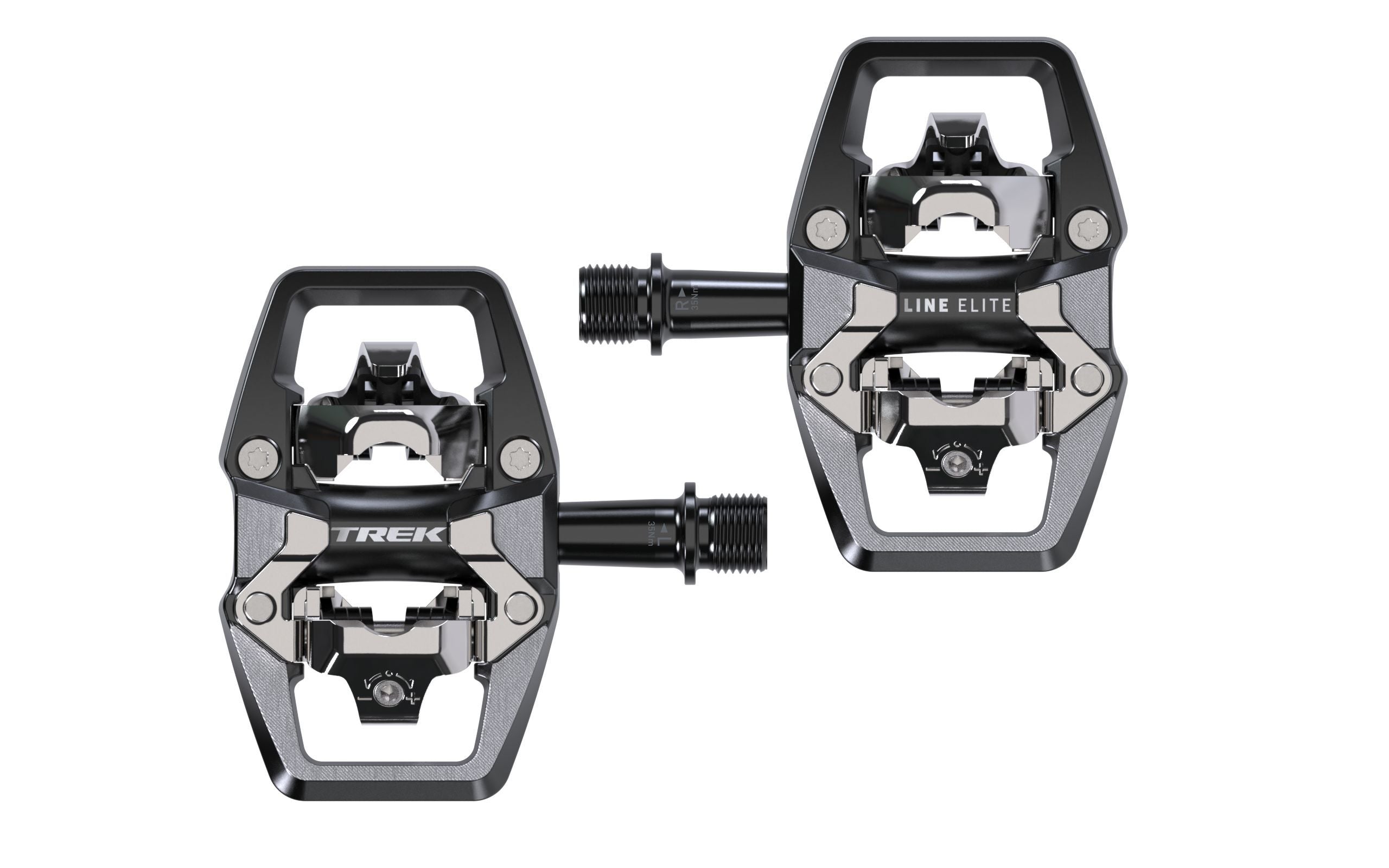 Trek Line Elite Clipless Pedal Set Black 9/16"(15 mm)