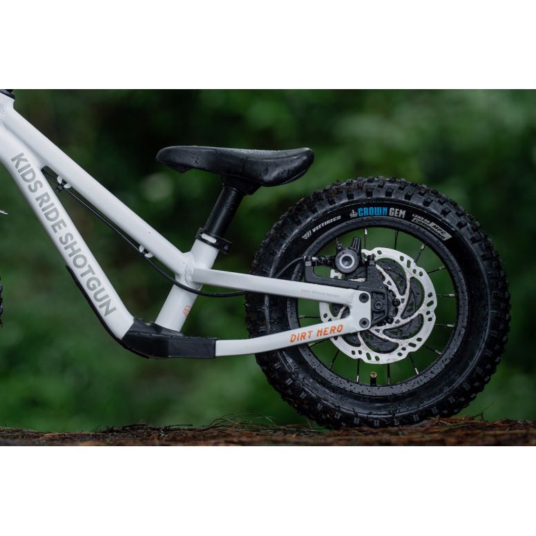Kids Ride Shotgun Dirt Hero 12" With Brake Balance Bike