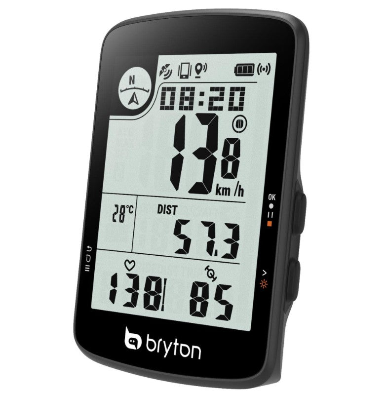 Rider 17 E GPS Cycle Computer 2024: BLACK