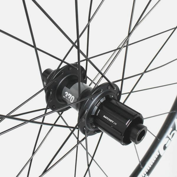 M Part Wheels Gravel Rear Wheel Dt 370 Cl Hub Ta 142X12Mm G 540 Rim Tlr Black 650B Wheel