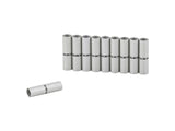 Jagwire Double Ended 5mm Ferrules Pack of 10 Grey One size