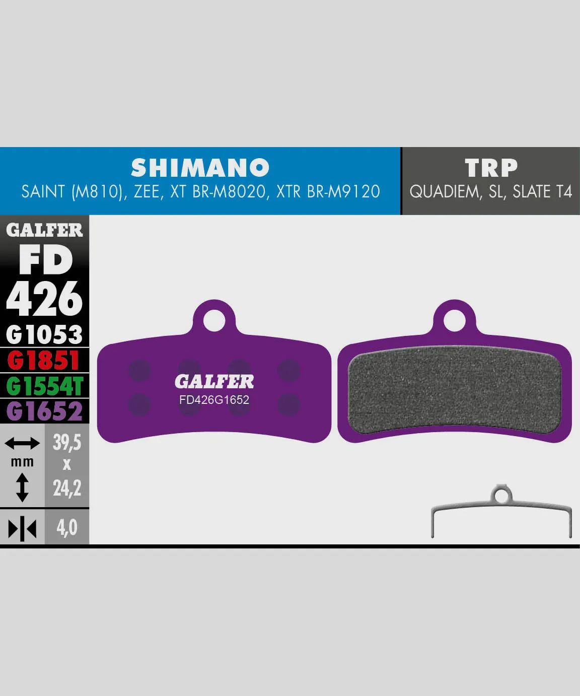 Galfer E-Bike Disc Brake Pad