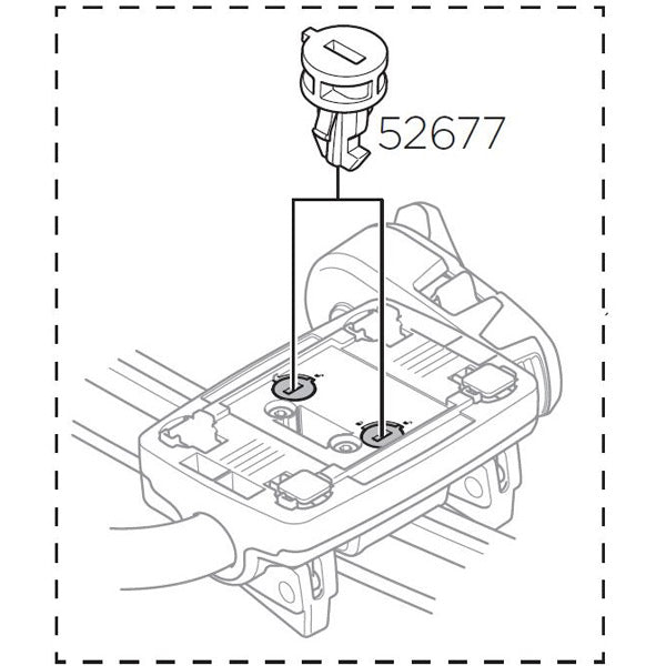 Thule Mounts & Spares - 52677 Lock cylinder for 598
