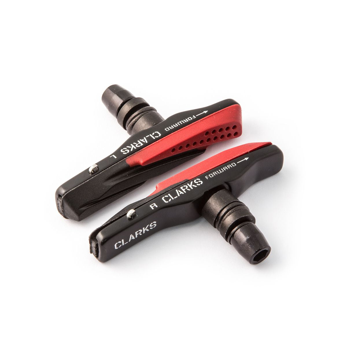 Clarks Gold MTB V-Brake Pad All Weather Compound Lightweight Alumium Cartridge Holder. Suitable For All Major Systems (72Mm) Brake Pads | Swinnerton Cycles