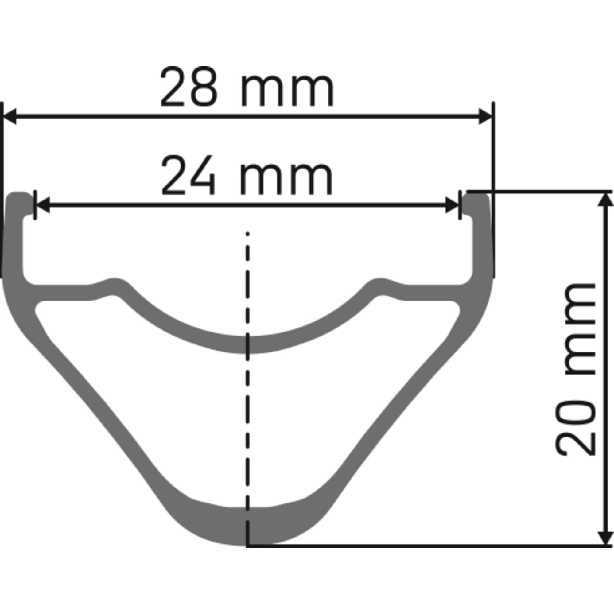 DT Swiss E 1800 SPLINE disc brake wheel, clincher 23 x 24 mm, front