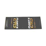 Fox Shock FLOAT X CTD LV 2014 gold decal replacement sticker on rear shock component, featuring vibrant gold design.