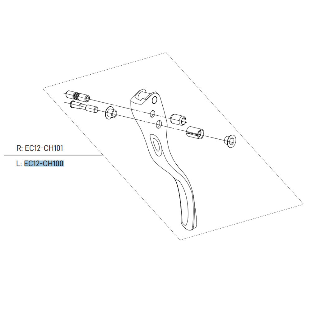 campagnolo shifter spares chorus 12x ergo lever spares p117670