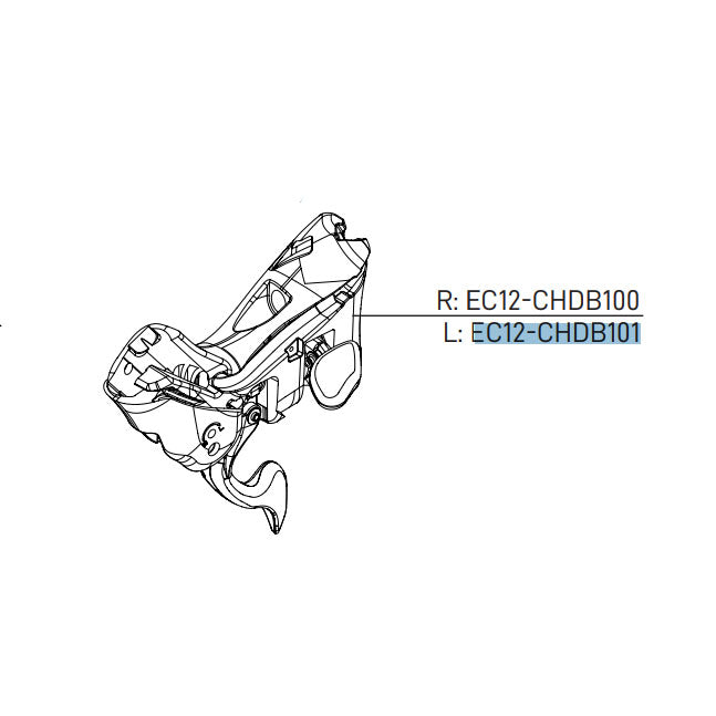 campagnolo shifter spares chorus 12x ergo lever spares p117670