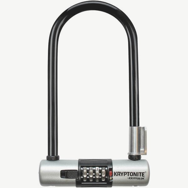 Kryptonite Cable Locks - Kryptolok Combo Standard U-Lock with bracket Sold Secure Gold