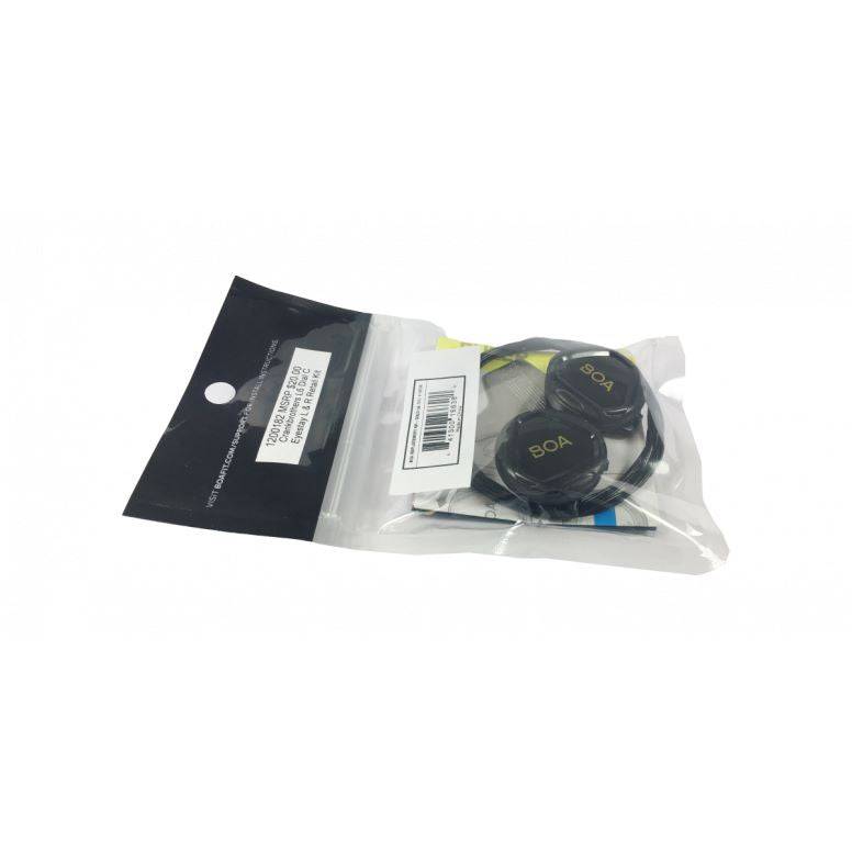 Crankbrothers Boa replacement kit for cycling shoes showing durable closure parts for secure fit and easy replacement.