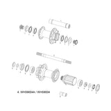Sram Spare - Wheel Spare Parts Kit Freehub Body X-9 V2 Rear: