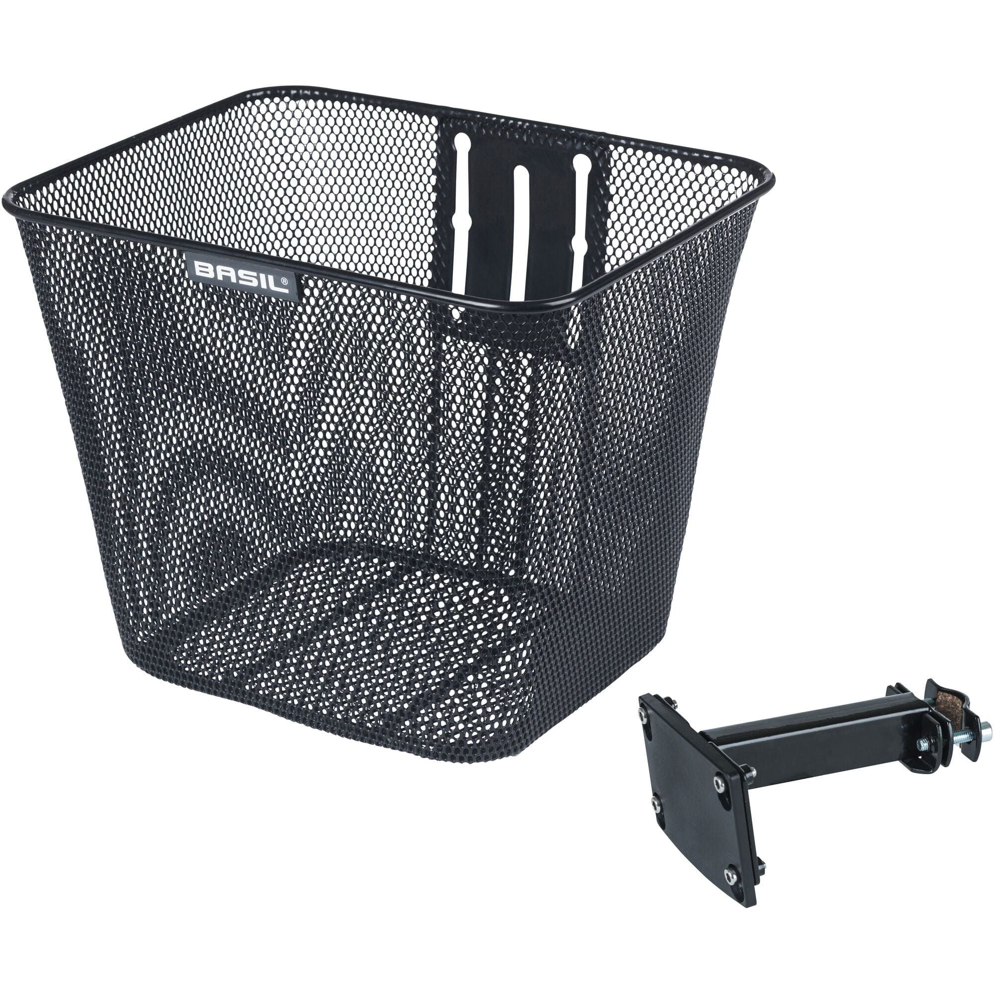 Basil Basil Bilbao FM Front Basket fixed black | Swinnerton Cycles
