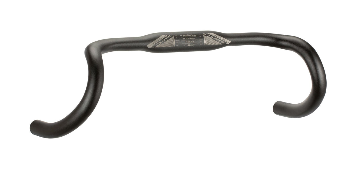 FSA Adventure AGX Compact Alloy Road Handlebar 31.8mm Clamp, 12° Side Flare