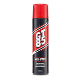 GT85 Multi Purpose Spray 400ml from GT85, lubricant, rust protector, and cleaner, shown in a workshop setting.