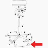 Park Tool Tool Spares - 1913 - Replacement Coaster Wheel For STL-2