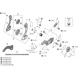 Shimano Spares RD-RX820 switch lever unit