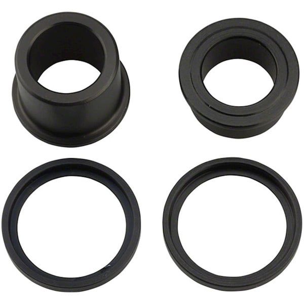 DT Swiss front wheel kit with adapters for 100mm/15mm or BOOST, compatible with 350/370 hubs, bike components for secure mounting