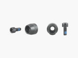 Hyena Freehub Axle/Nut Washer Kit V4 Black Rear