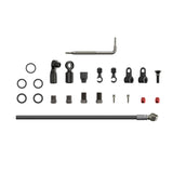 SRAM Spare - Disc Brake Hydraulic Hose Kit - Beveled Banjo -2000mmblk (Inc. Banjo, Fittings) - Flat Mount,Red22,Force22,Rival22,Force 1,Force CX1,Apex1 HRD,S700: BLACK 2000MM