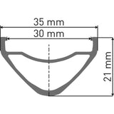DT Swiss Rim - FR 541 SBWT disc-specific Presta-drilled