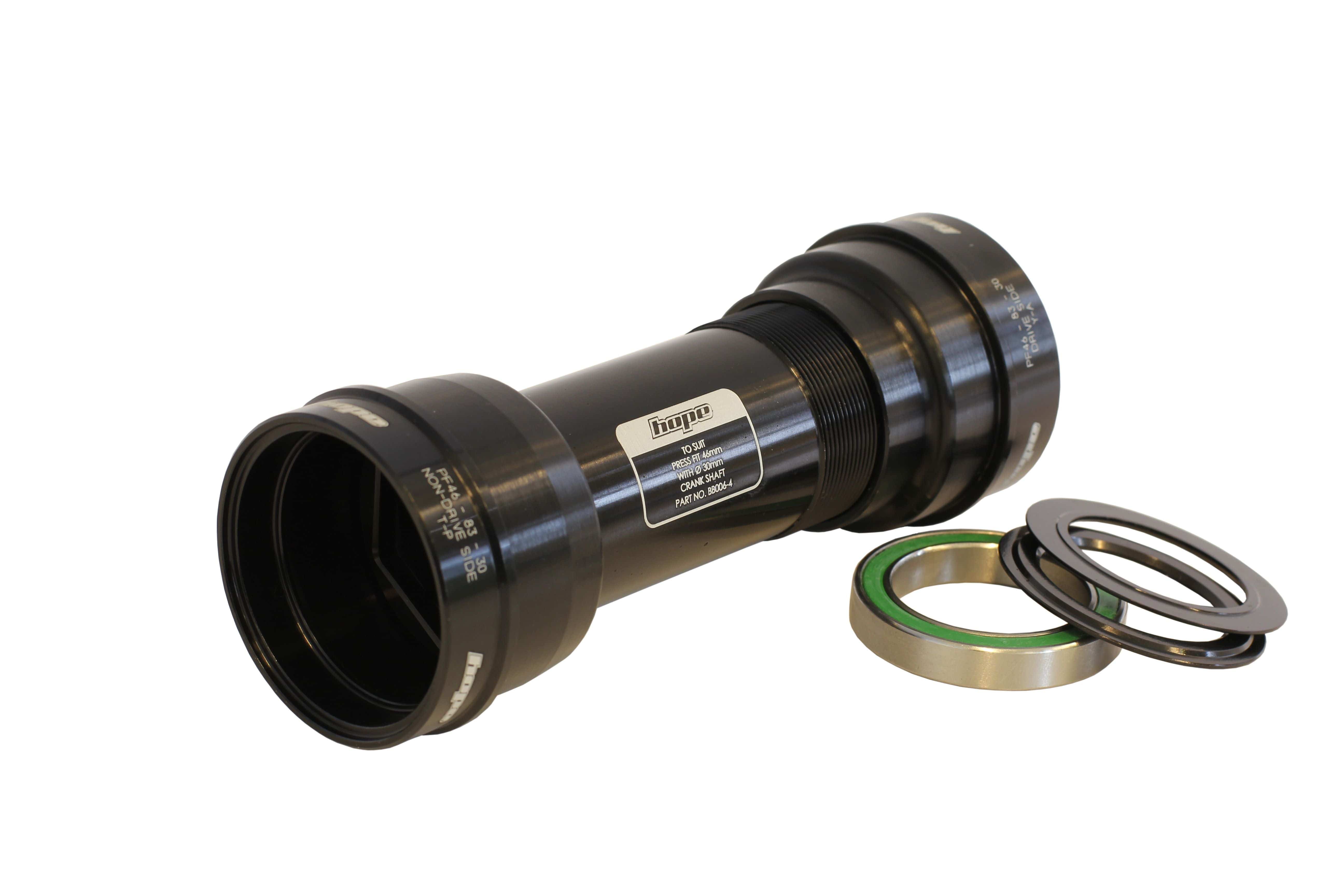 Hope Pressfit 46 30Mm Black [Pf30 Bbright 386Evo] Bottom Bracket | Swinnerton Cycles