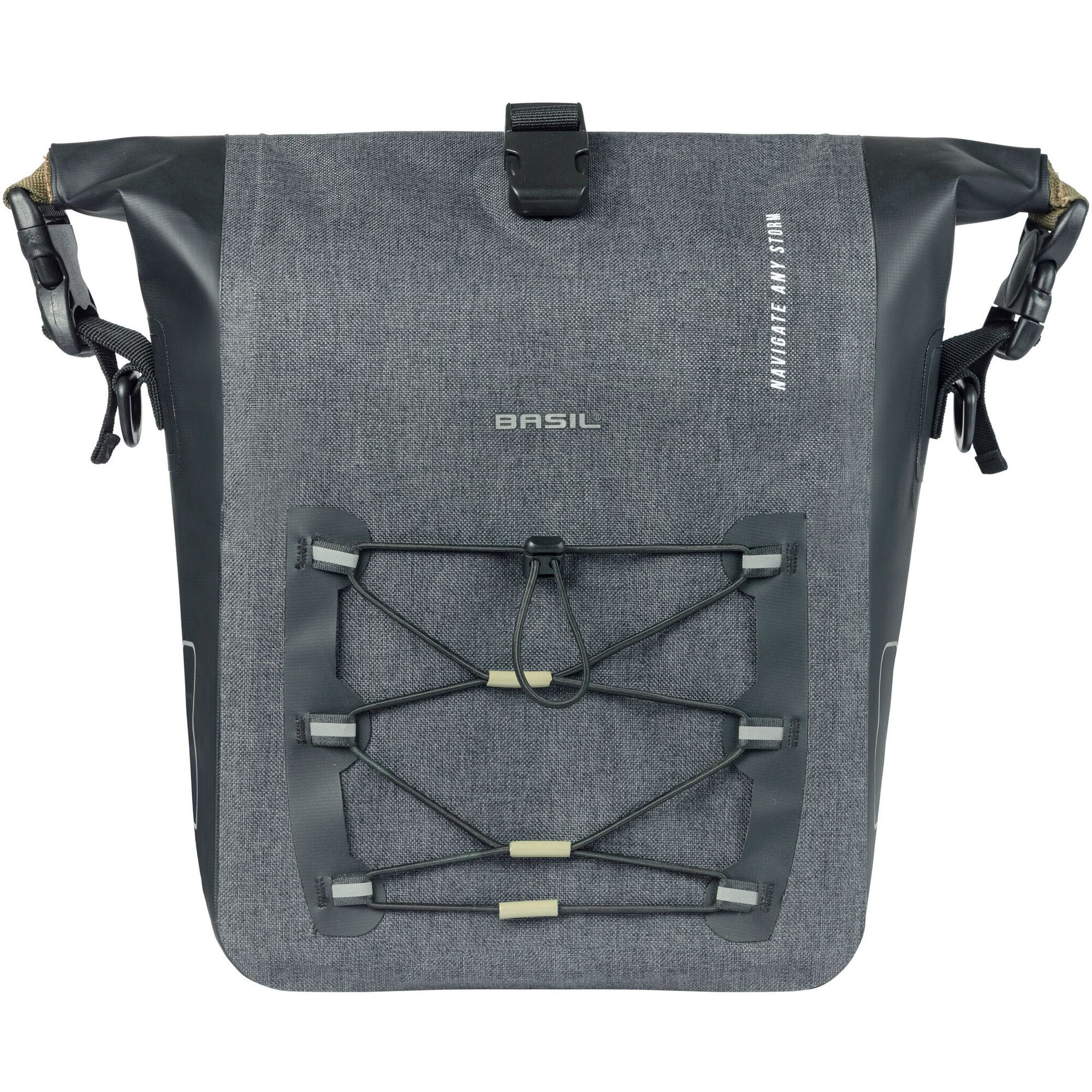 Basil Panniers & Bags - Navigator Storm M single pannier bag 12-15L black