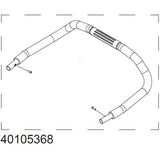 Thule Handlebar Single 17-X replacement accessory for Chariot strollers 2017+ displayed on a product image