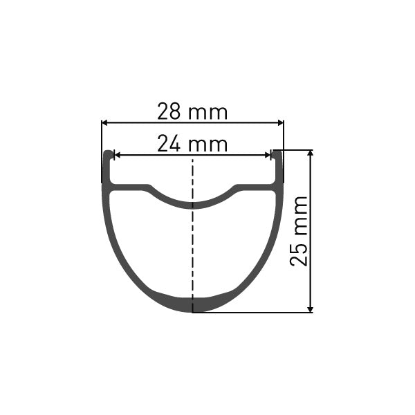 DT Swiss G 1800 SPLINE disc brake wheel, clincher 25 x 24 mm, 700c front