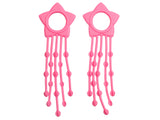 Trek Kids Handlebar Tassels Pink For 2015 Dialed Grip Only